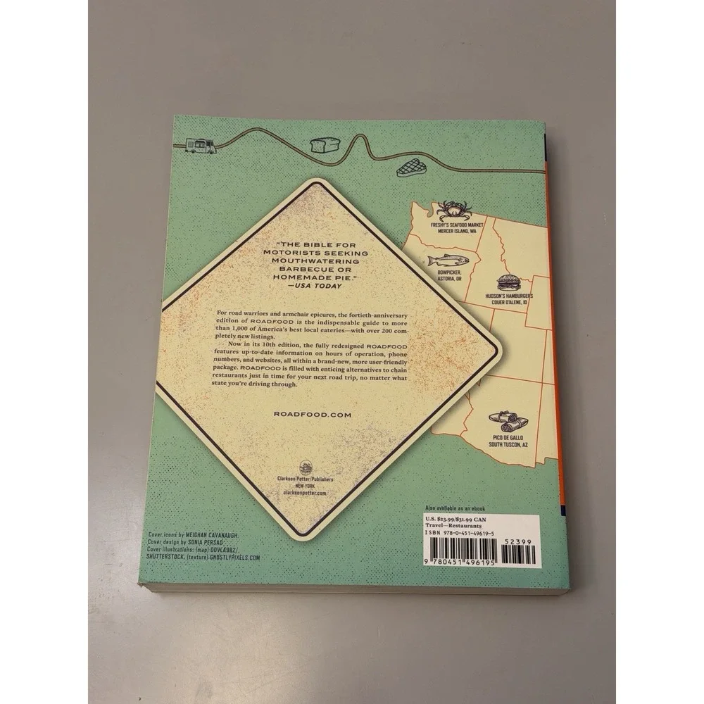 Roadfood‎ Guidebook 10th Edition by Jane & Michael Stern, Travel Restaurants